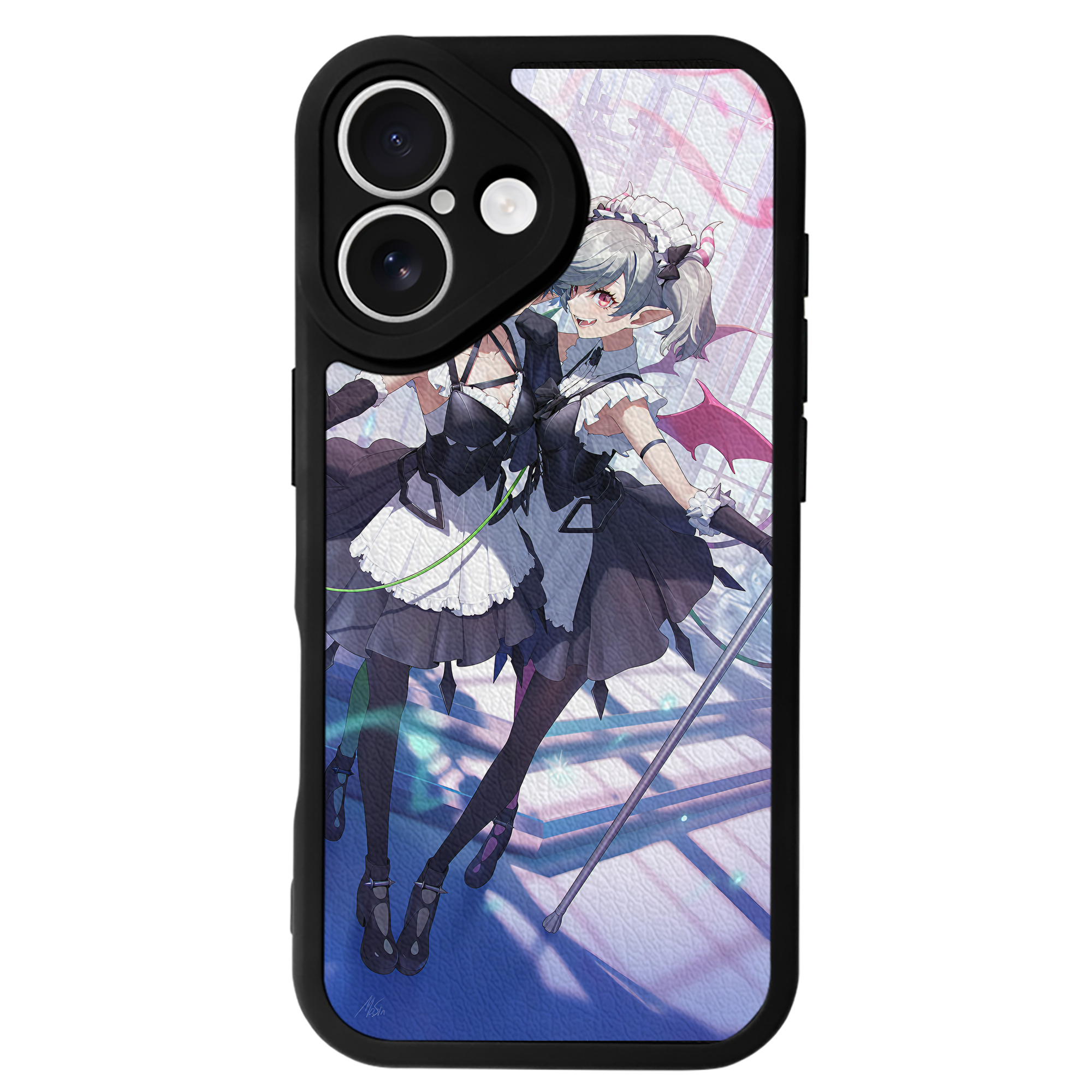 （画像用） 遊☆戯☆王 Yu-Gi-Oh! 【iPhone 16シリーズ対応】シリコンスマホケース（レザー調） 材質：シリコン